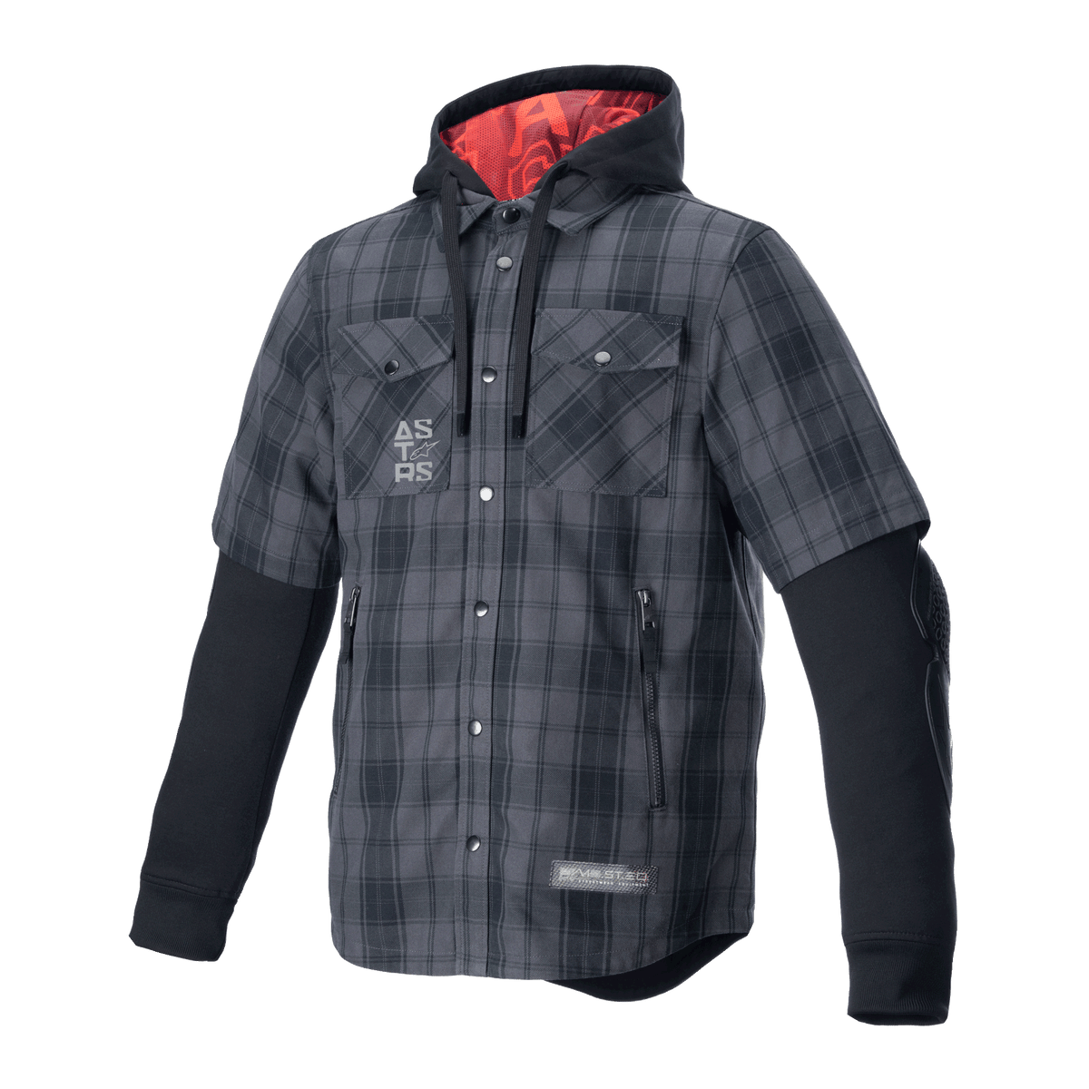 Alpinestars MO.ST.EQ Tartan Shirt - Tar Gray/Black
