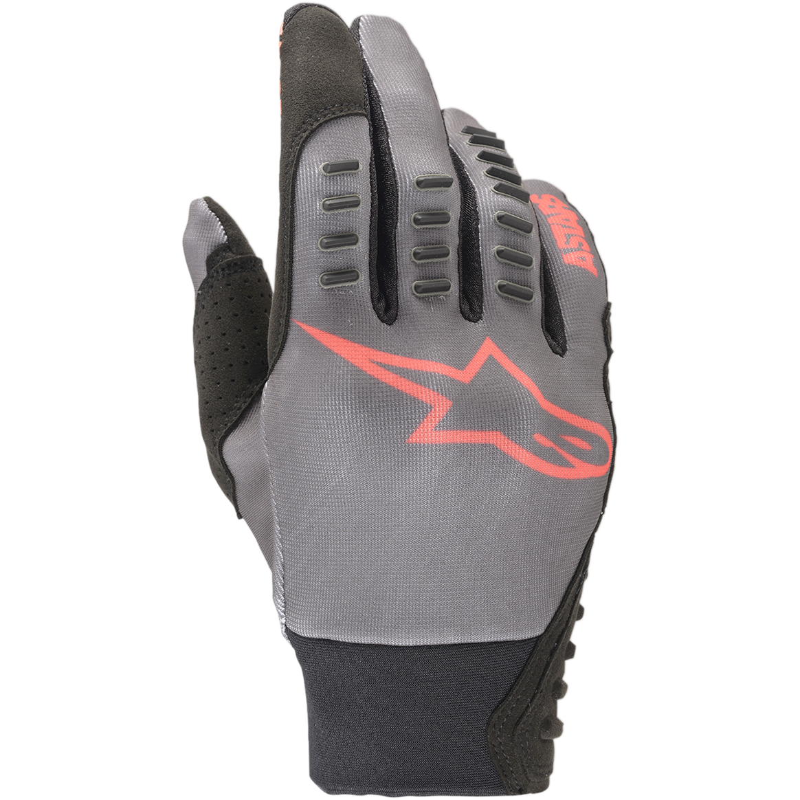 Alpinestars 2020 SMX-E Offroad Gloves - Dark Gray/Red Fluorescent