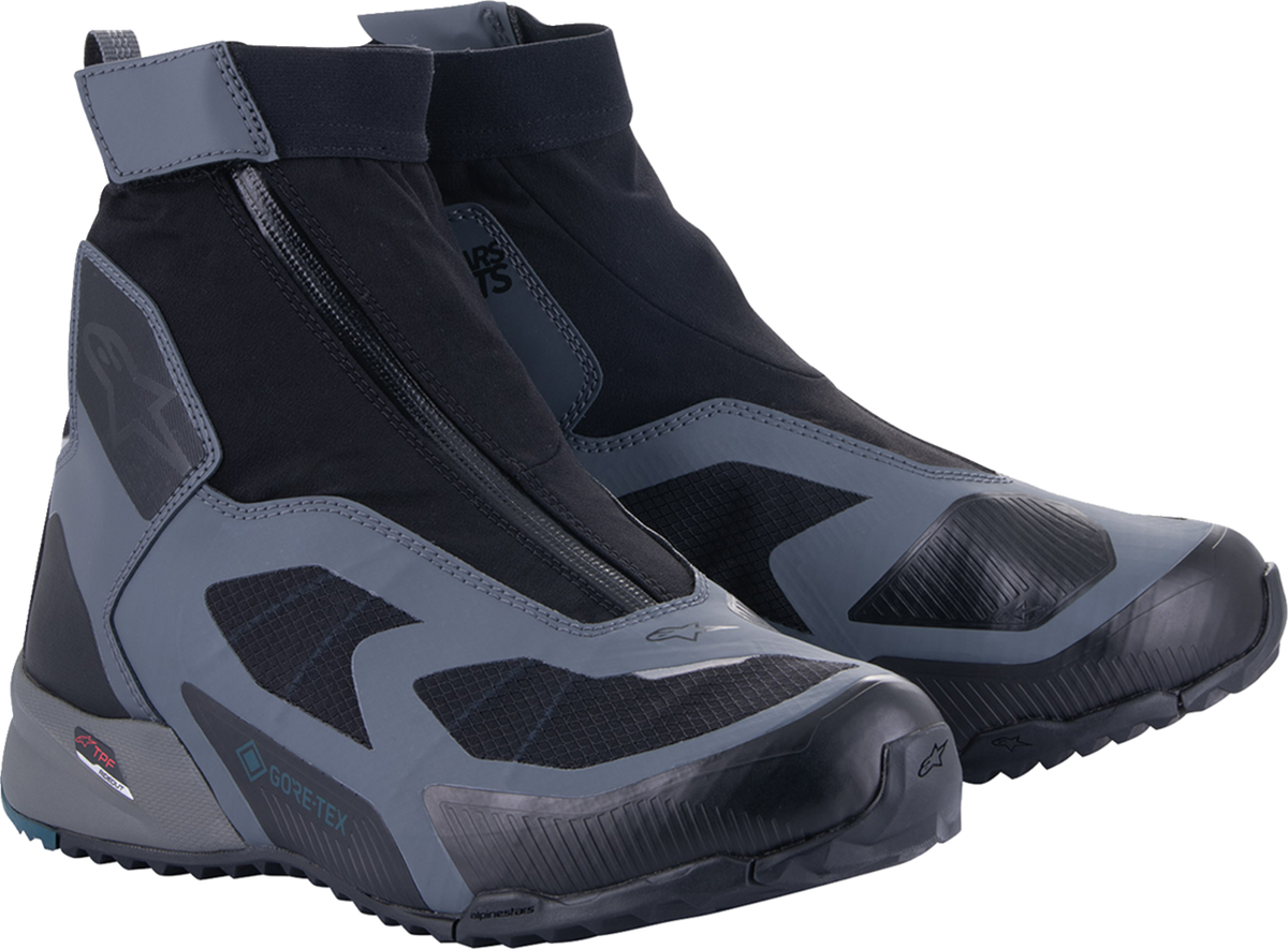 Alpinestars CR-8 Gore-Tex Shoes - Black/Grey/Blue