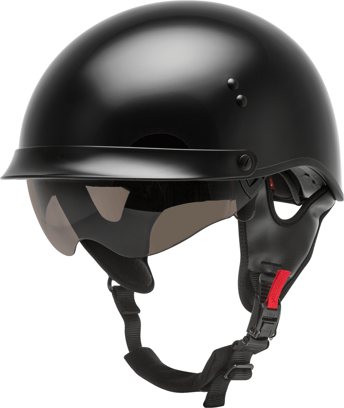 GMAX HH-65 Full Dressed Helmet Black