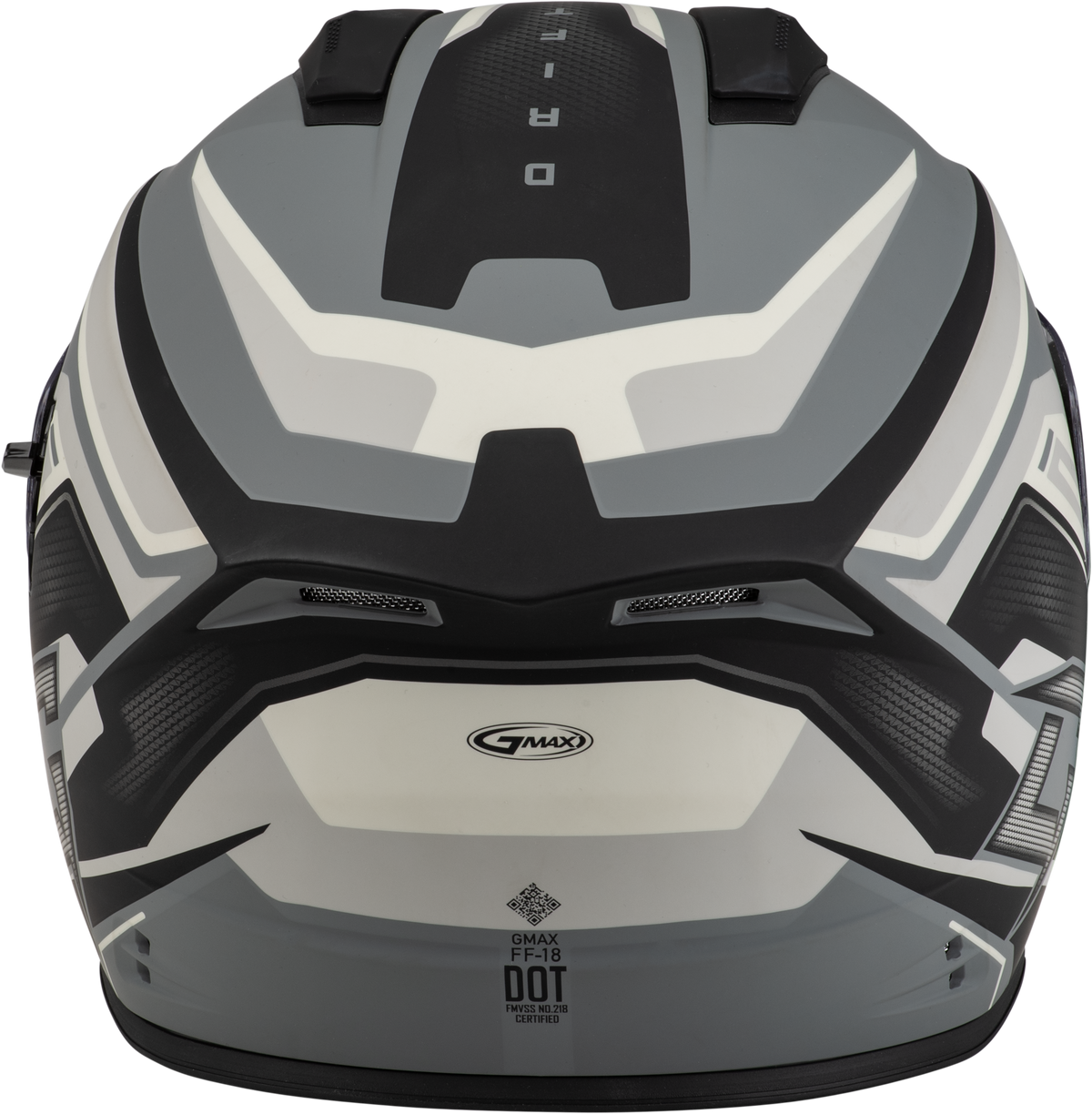 GMAX FF-18 Drift Helmet (2024) Matte Grey/Silver/Black