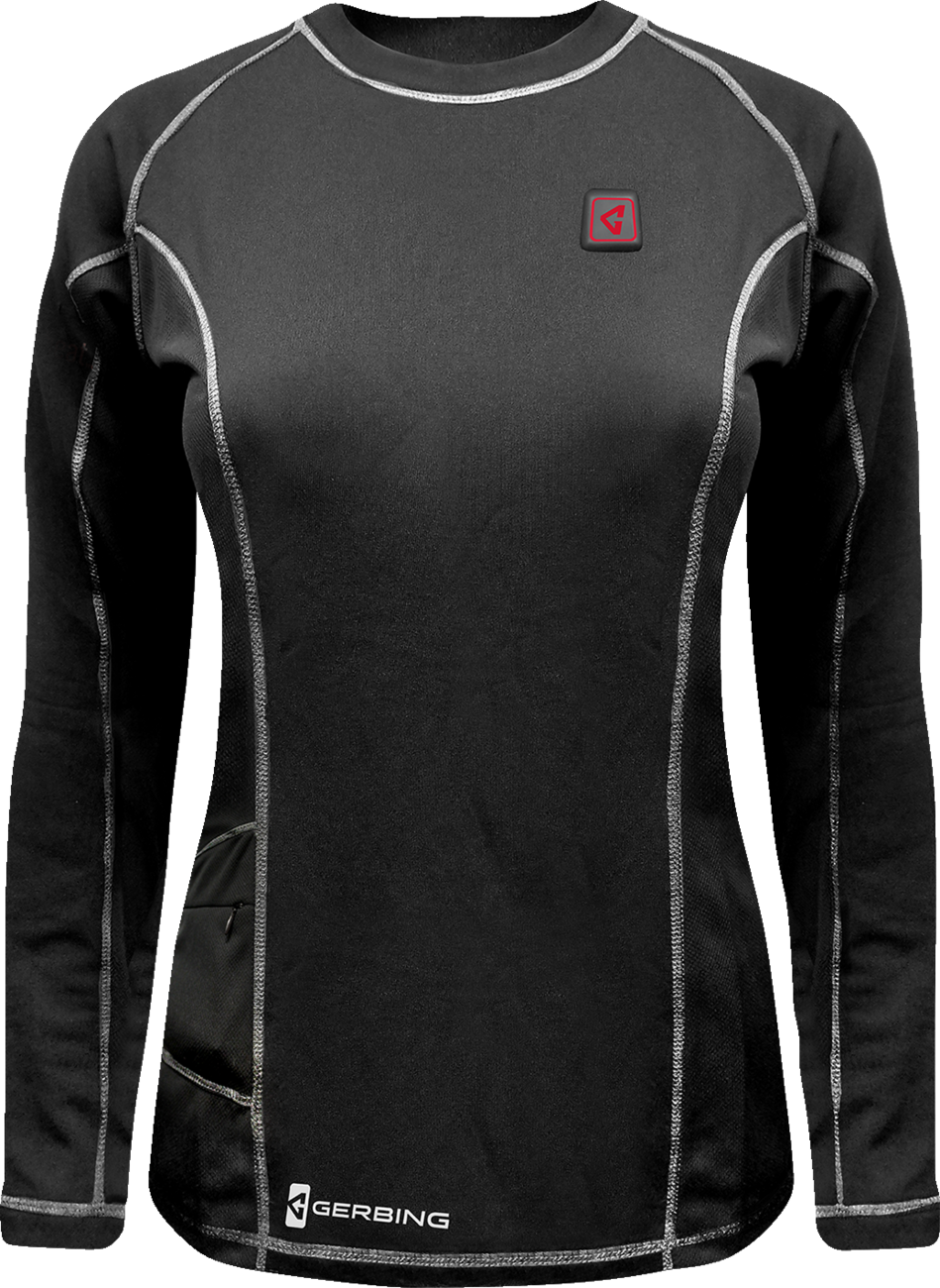 Gerbing Womens 7V Heated Base Layer Shirt - Black