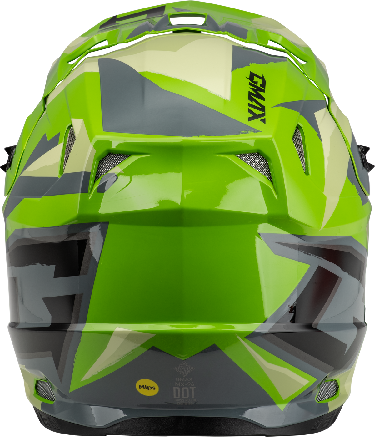 GMAX MX-96S Splinter Helmet Green/Grey/Black
