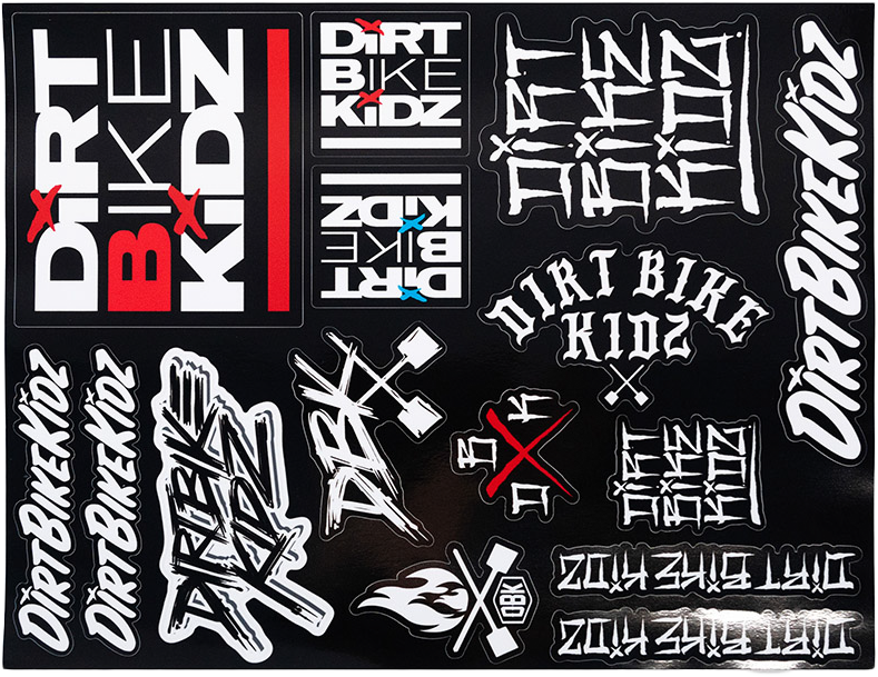 DBK Slap Pack Sticker Sheet 8.5"X11"