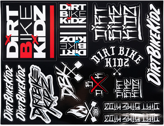 DBK Slap Pack Sticker Sheet 8.5"X11"