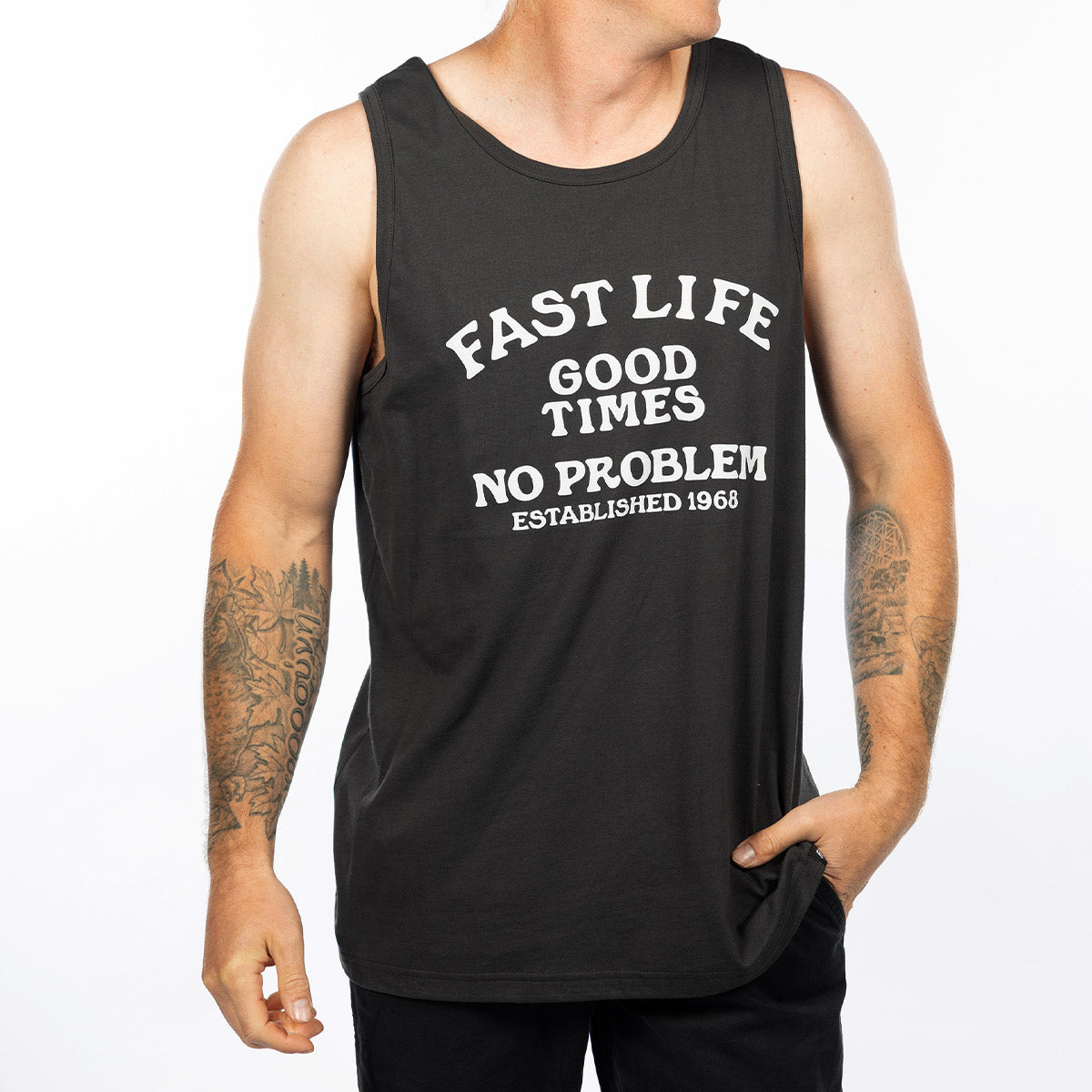 Fasthouse No Problem Tank - Black