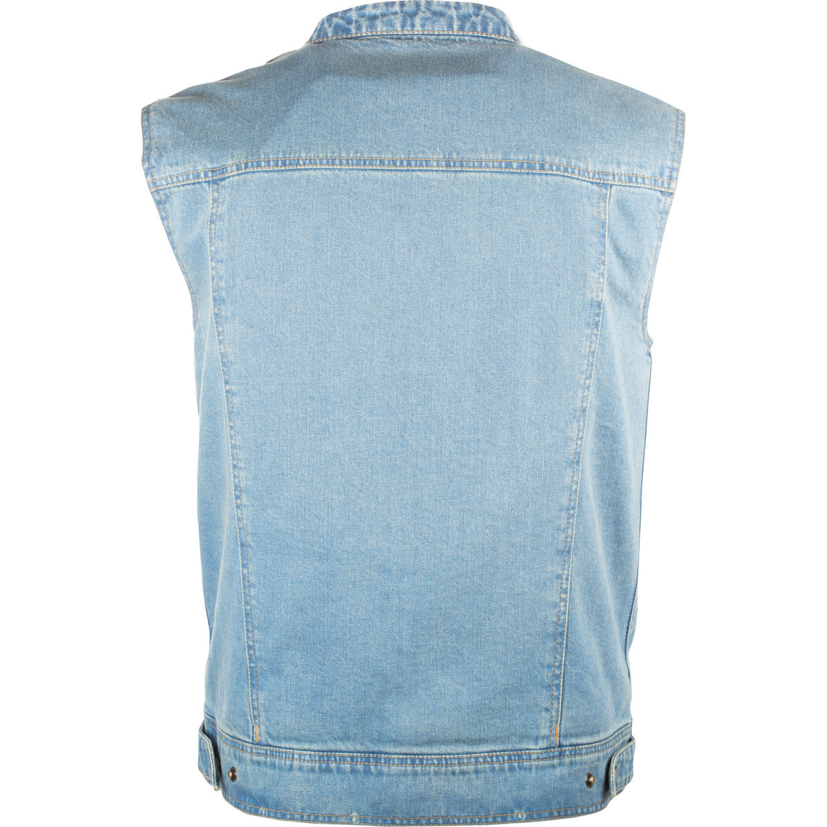 Highway 21 Iron Sights Club Collar Denim Vest