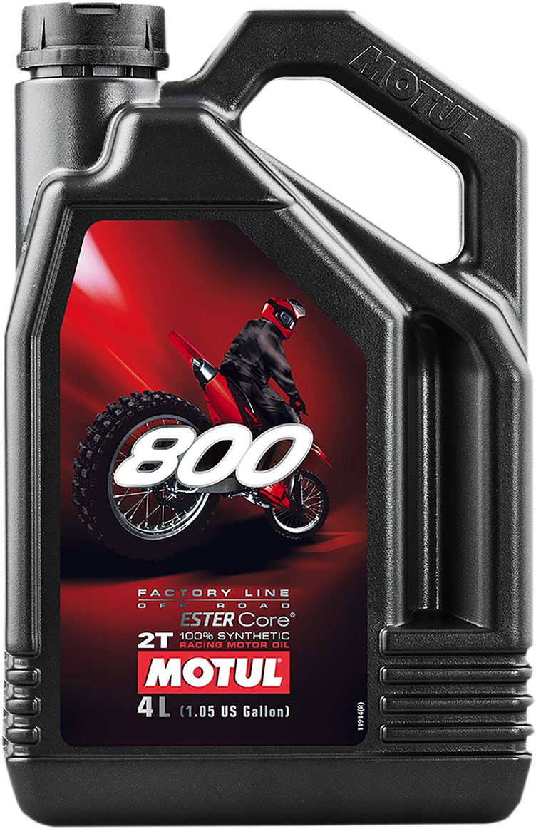Motul 800 2T Off-Road Synthetic Oil - 4 Liter - 4 Liter