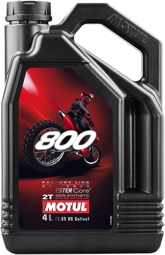Motul 800 2T Off-Road Synthetic Oil - 4 Liter - 4 Liter