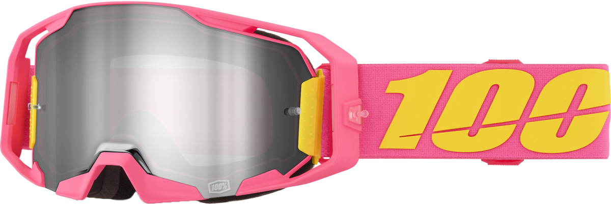 100% Armatic Goggles Snackpak Silver / Silver Mirror