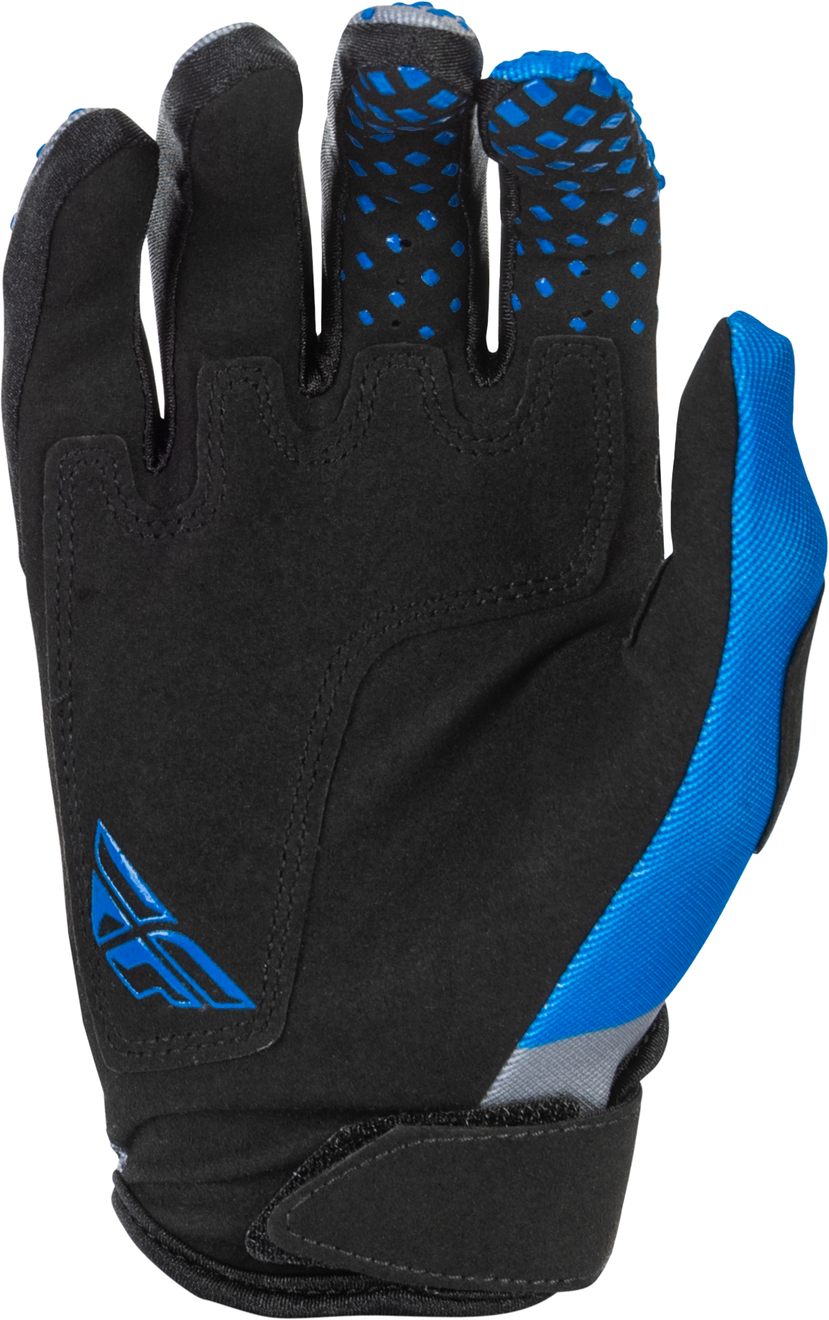Fly Racing Youth Kinetic Gloves - Blue/Grey/Black