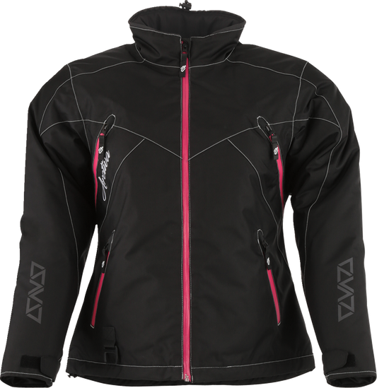 Arctiva Womens Pivot 6 Jacket - Black/Pink