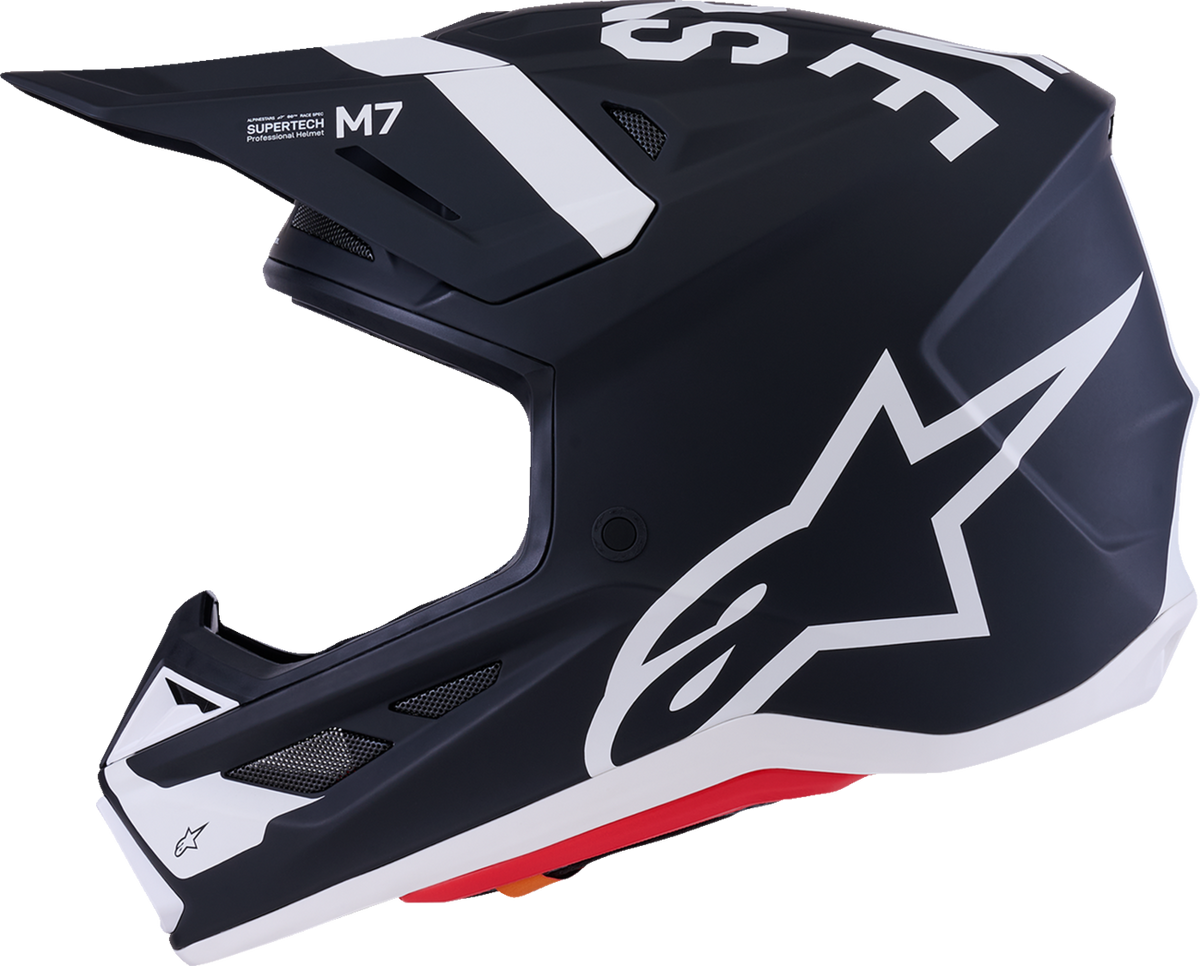 Alpinestars SM7 Dasher Helmet Matte Black/White