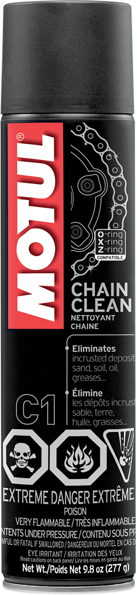 Motul Chain Clean Aerosol - 9.8 oz. net wt. - 9.8 oz. net wt.