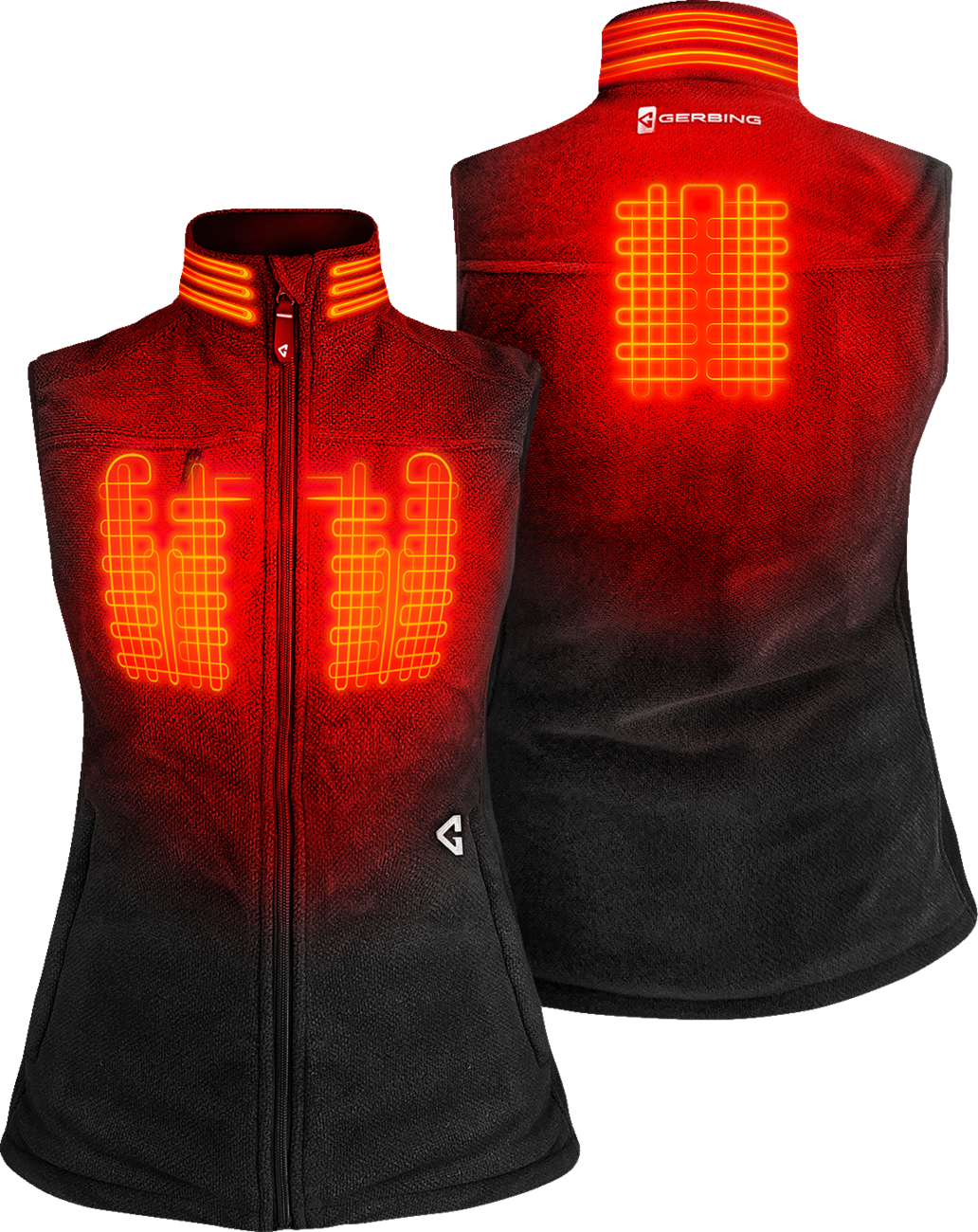 Womens 7V Thermite Heated Fleece Vest 2.0 - Black