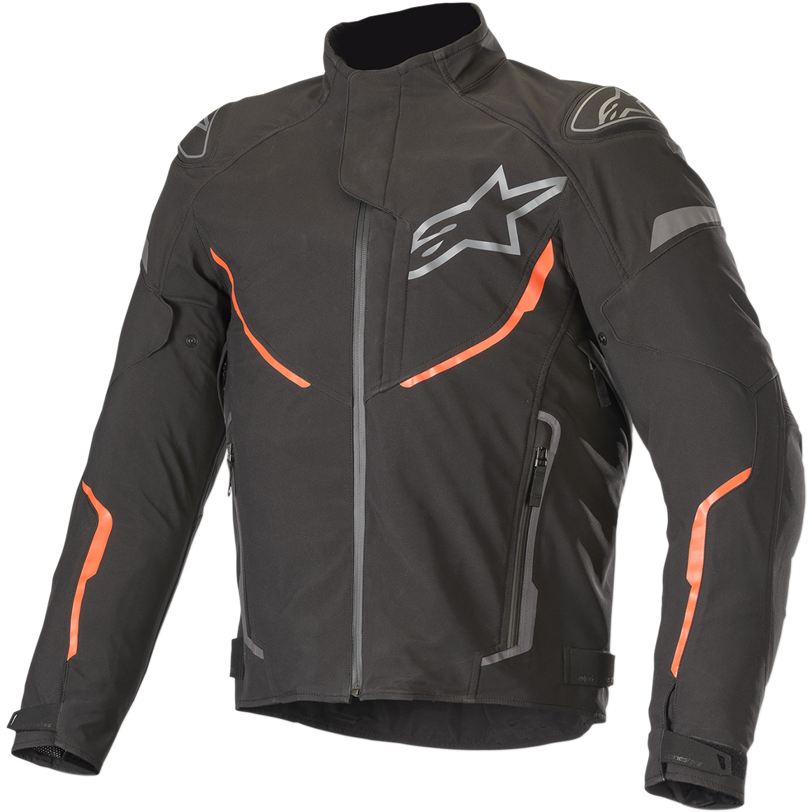 Alpinestars T-Fuse Sport Shell Waterproof Jacket - Black/Red Fluorescent