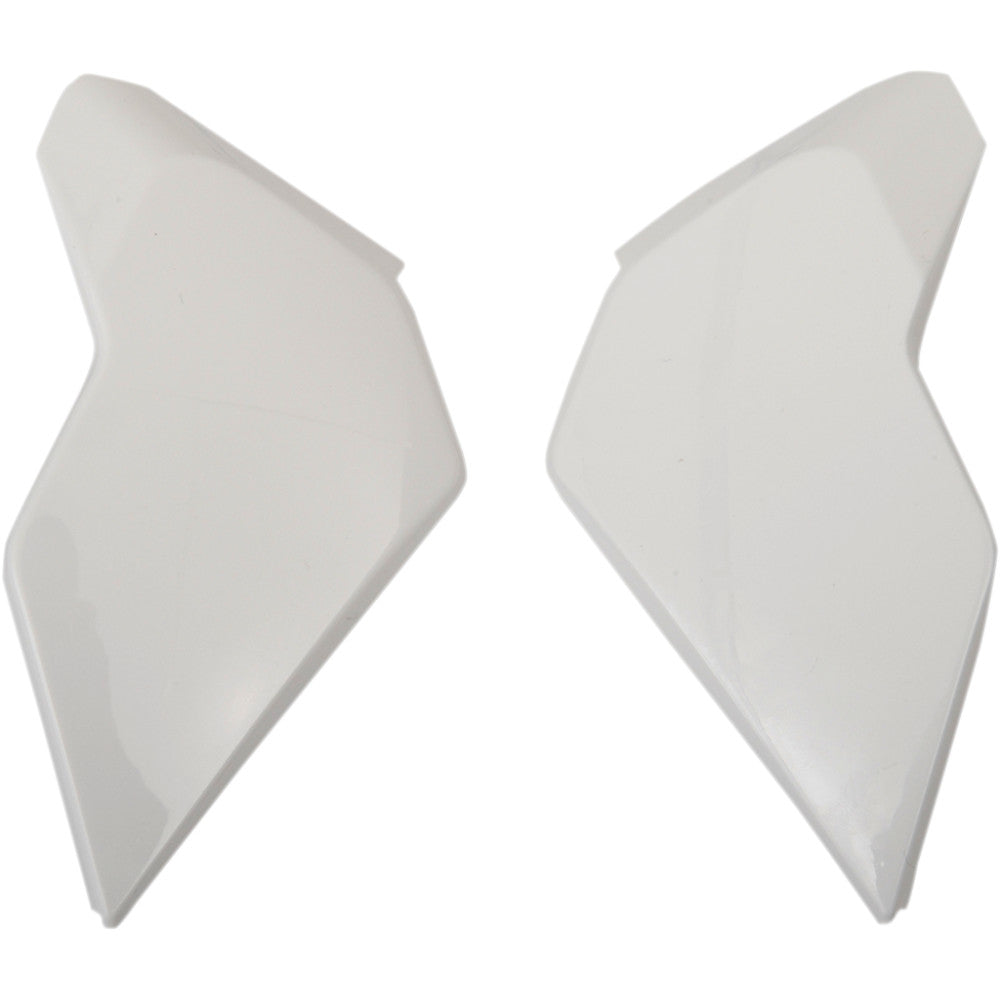 Icon Airflite Helmet Side Plates - Gloss White