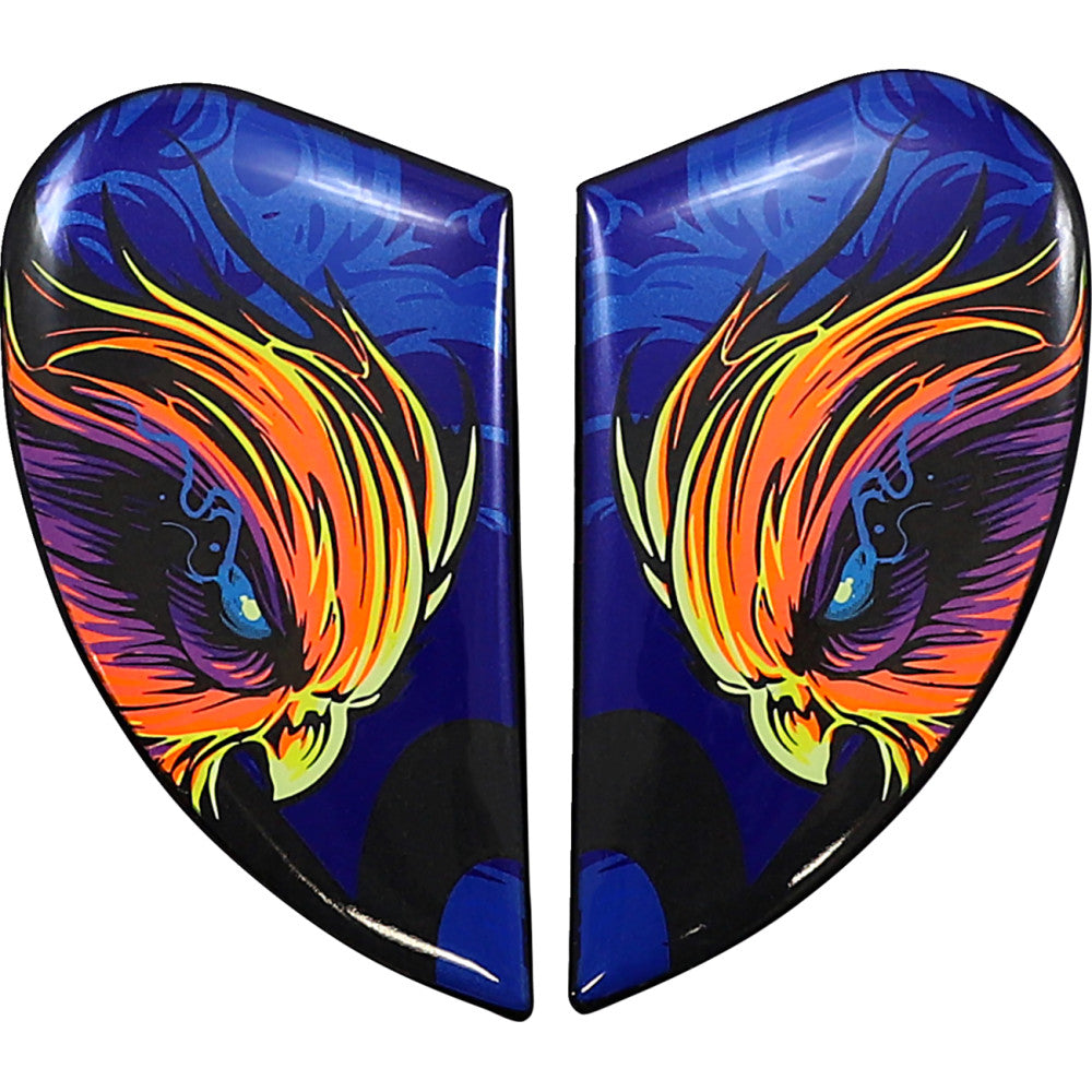 Icon Airform Helmet Side Plates - Warden Blue