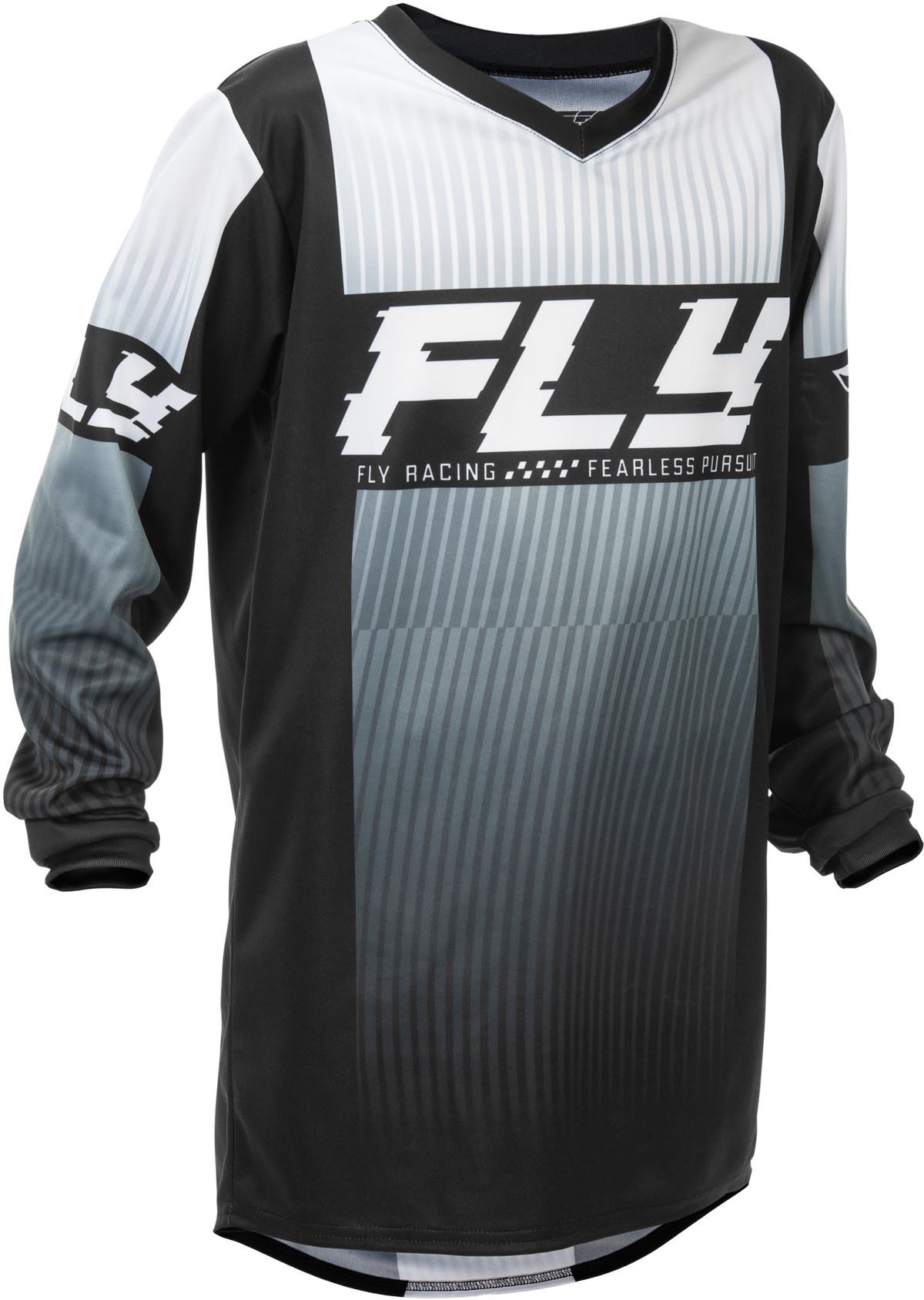 Fly Racing F-16 Youth Jersey - Black/White