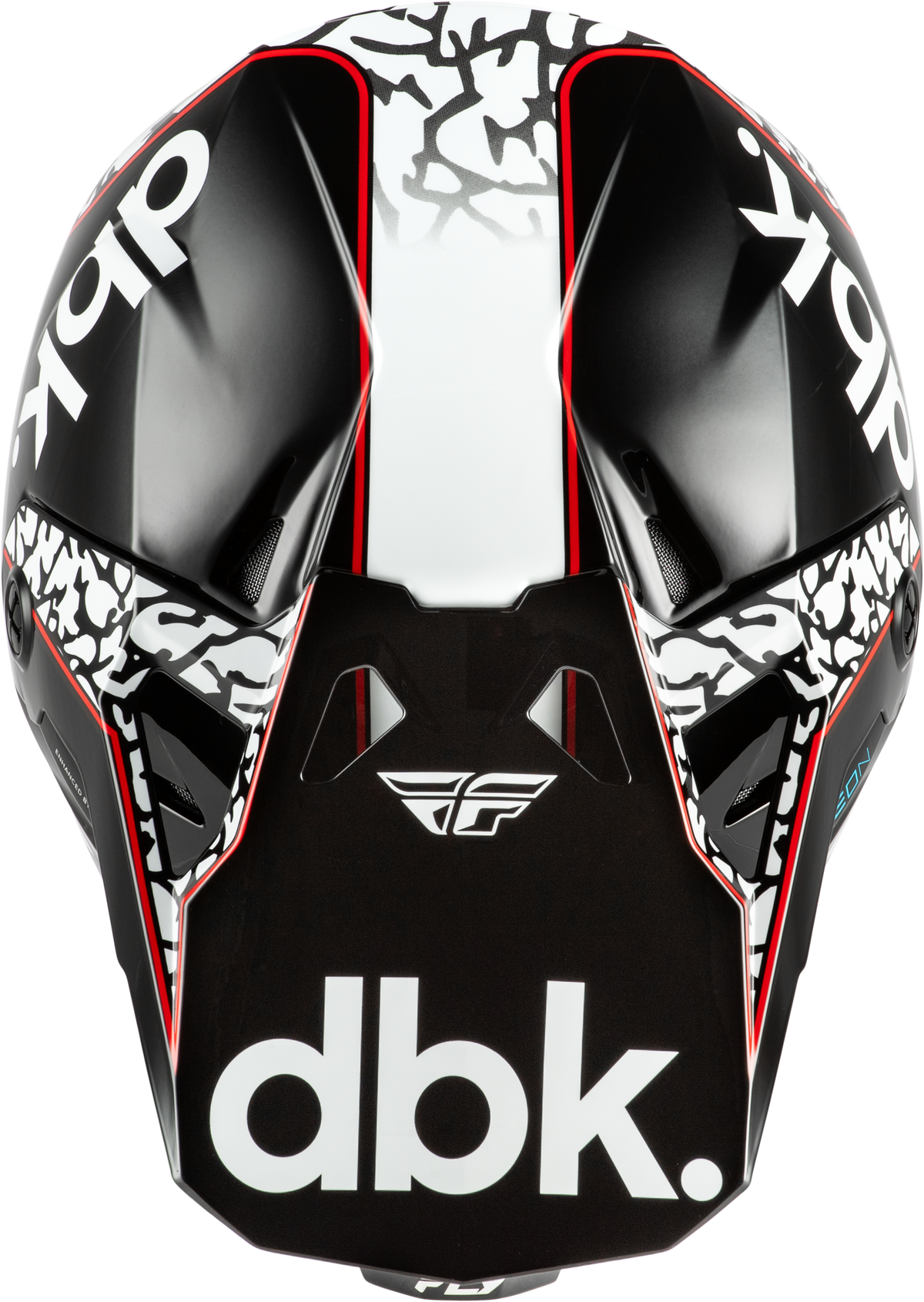 Fly Racing Formula CP DBK Helmet - Black/White/Red