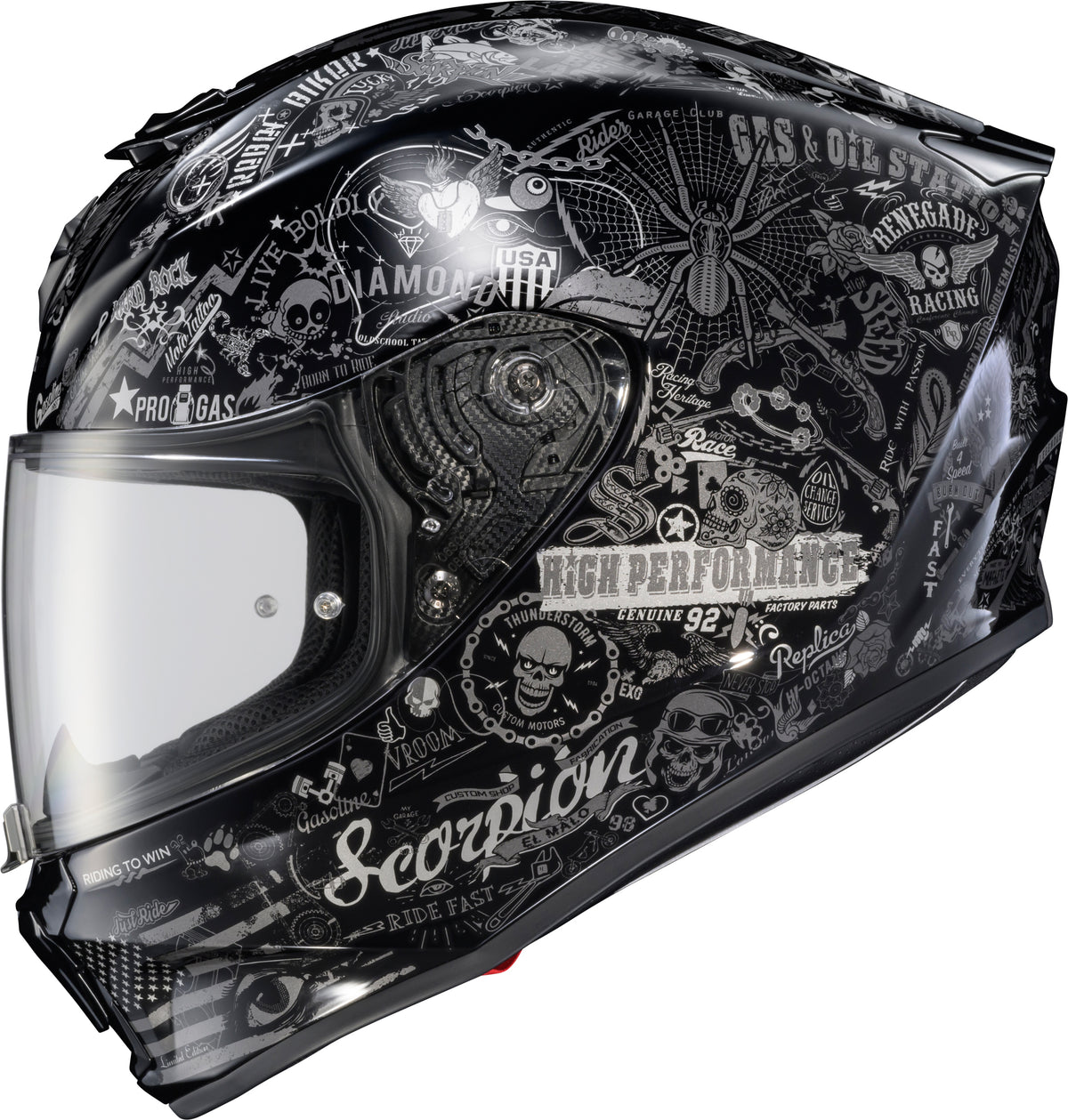 Scorpion EXO R330 Shake 2 Helmet - Black
