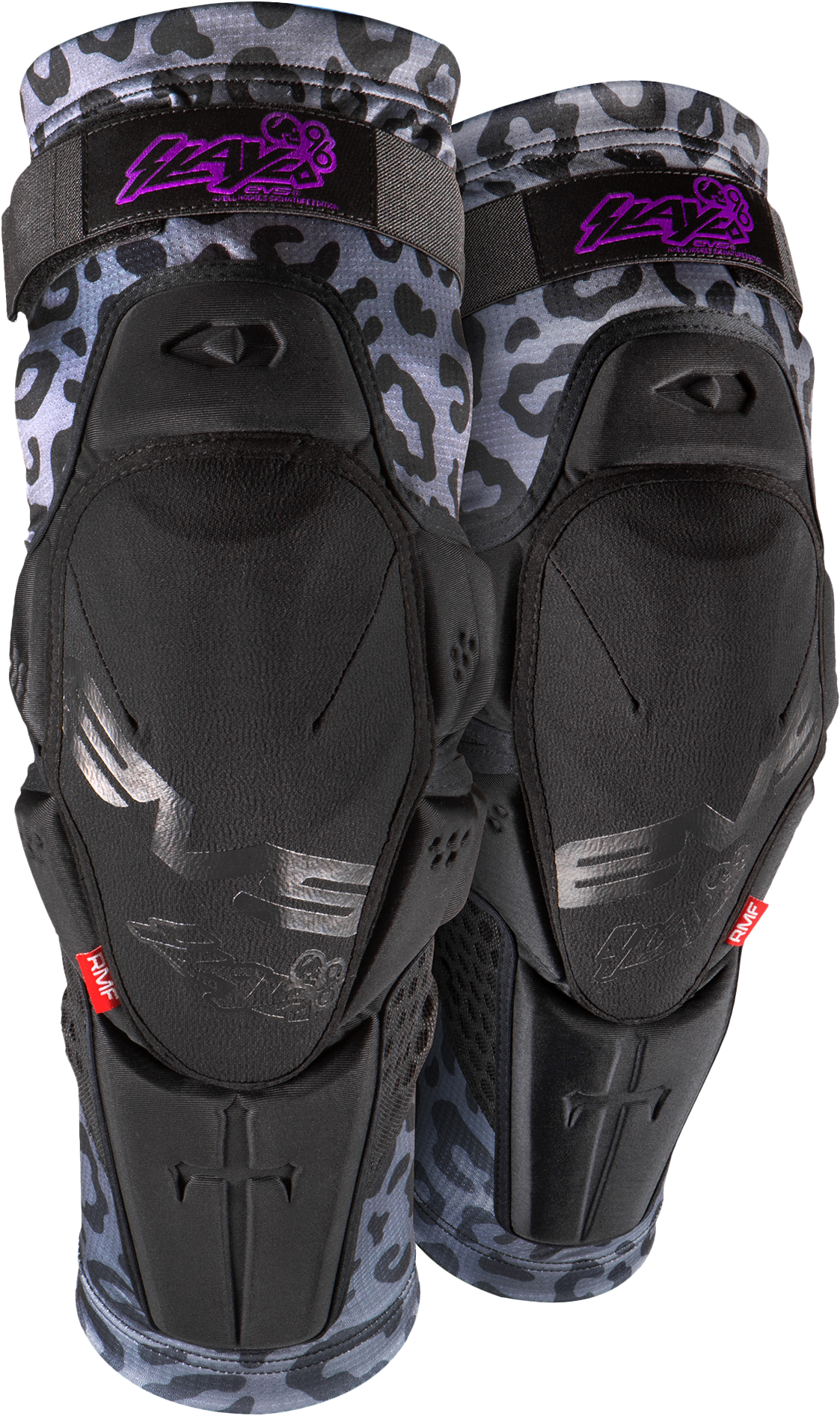 EVS Slayco96 Knee Guard - Ghost Leopard