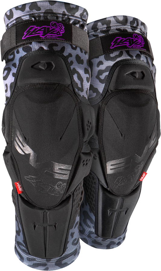 EVS Slayco96 Knee Guard - Ghost Leopard