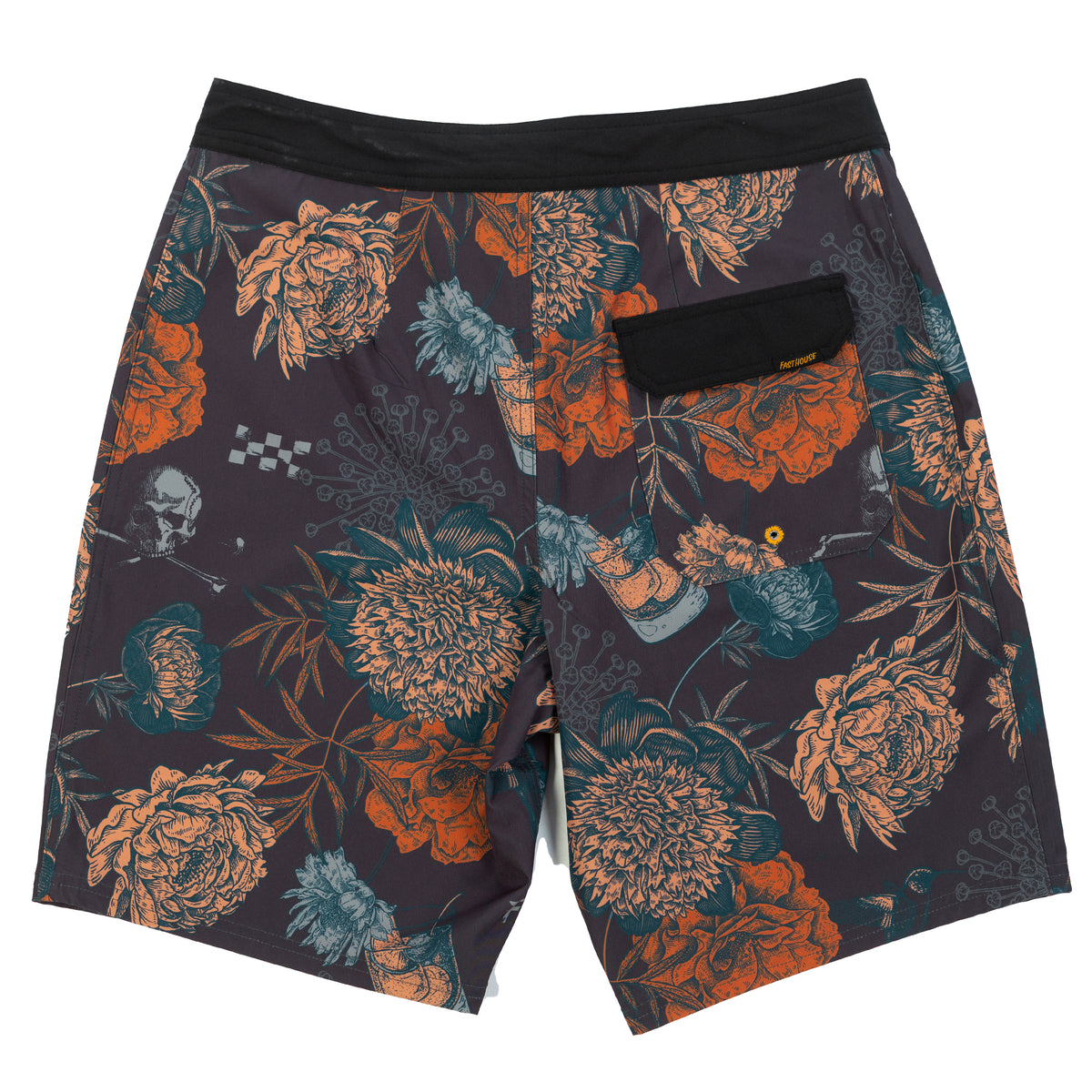 Fasthouse Scene 19" Boardshort - Black