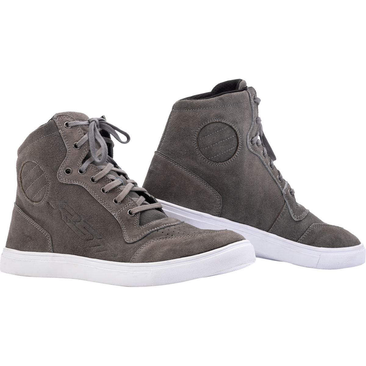 RST Womens HiTop Moto Shoe CLOSEOUT Grey Suede