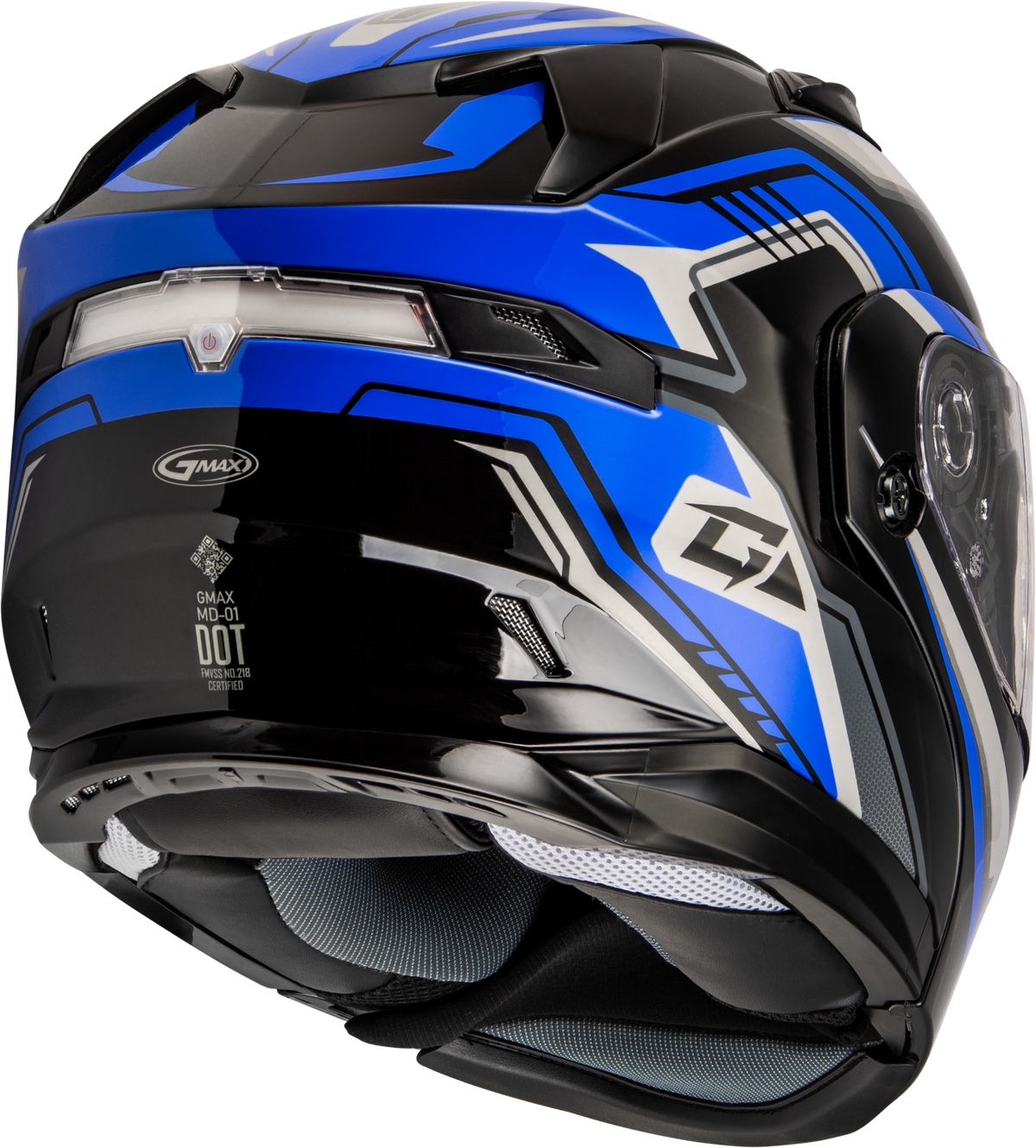 GMAX MD-01S Transistor Snow Helmet Blue/Black