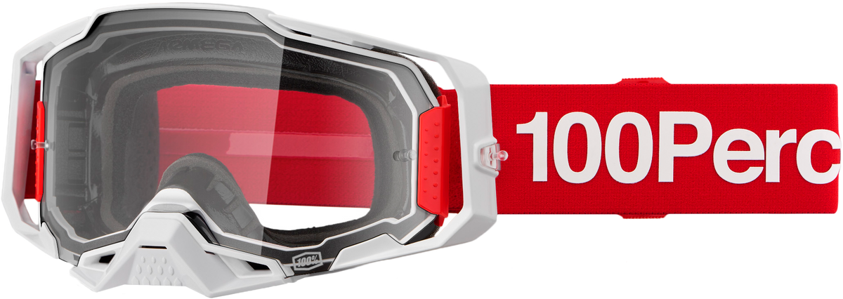 100% Armega Goggles CLOSEOUT Corbin / Clear Lens