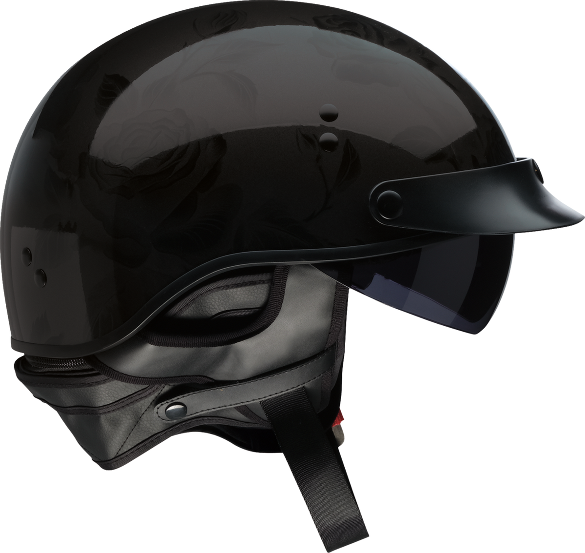 Z1R Vagrant NC Rose Helmet - Black