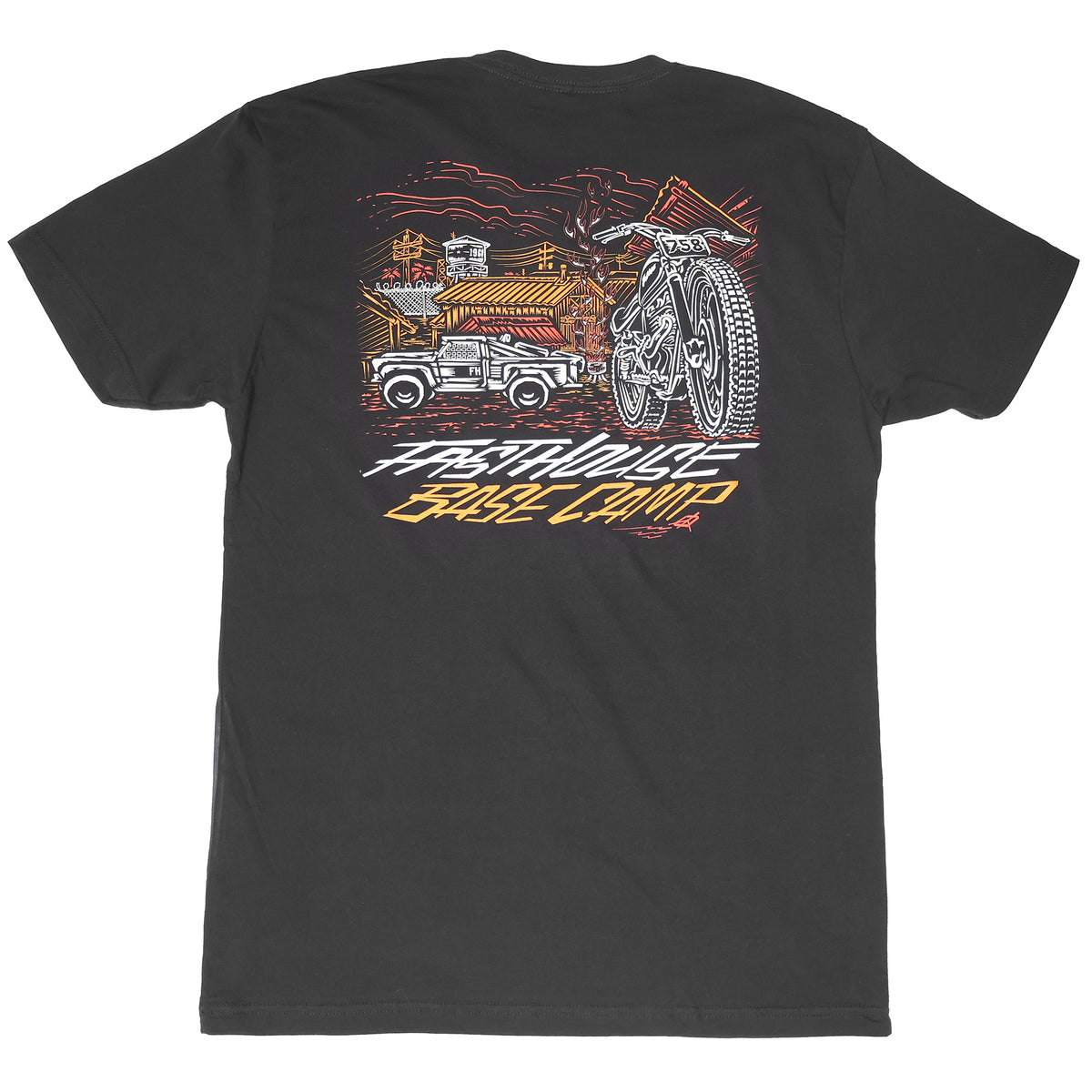 Fasthouse Base CampTee - Black