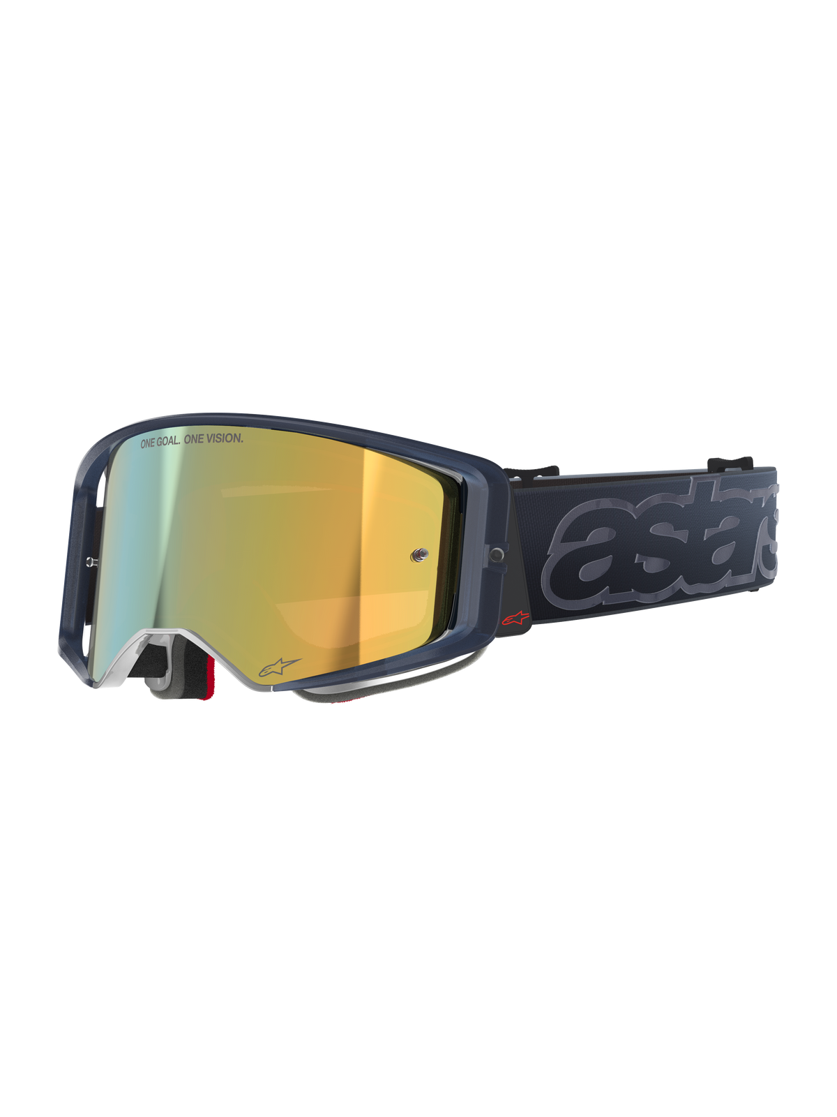 Alpinestars Supertech Vision Vista Goggles - Black/Mirror Gold