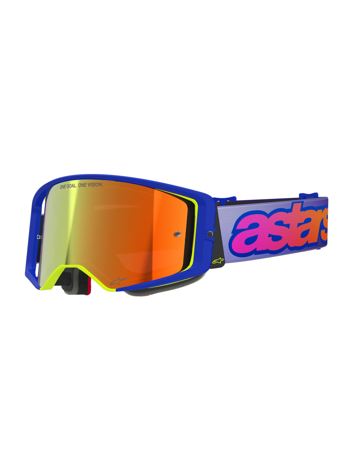 Alpinestars Supertech Vision Vista Goggles - Blue/Yellow/Purple/Mirror Red