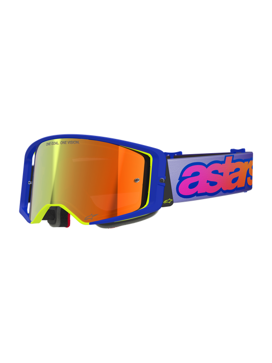 Alpinestars Supertech Vision Vista Goggles - Blue/Yellow/Purple/Mirror Red