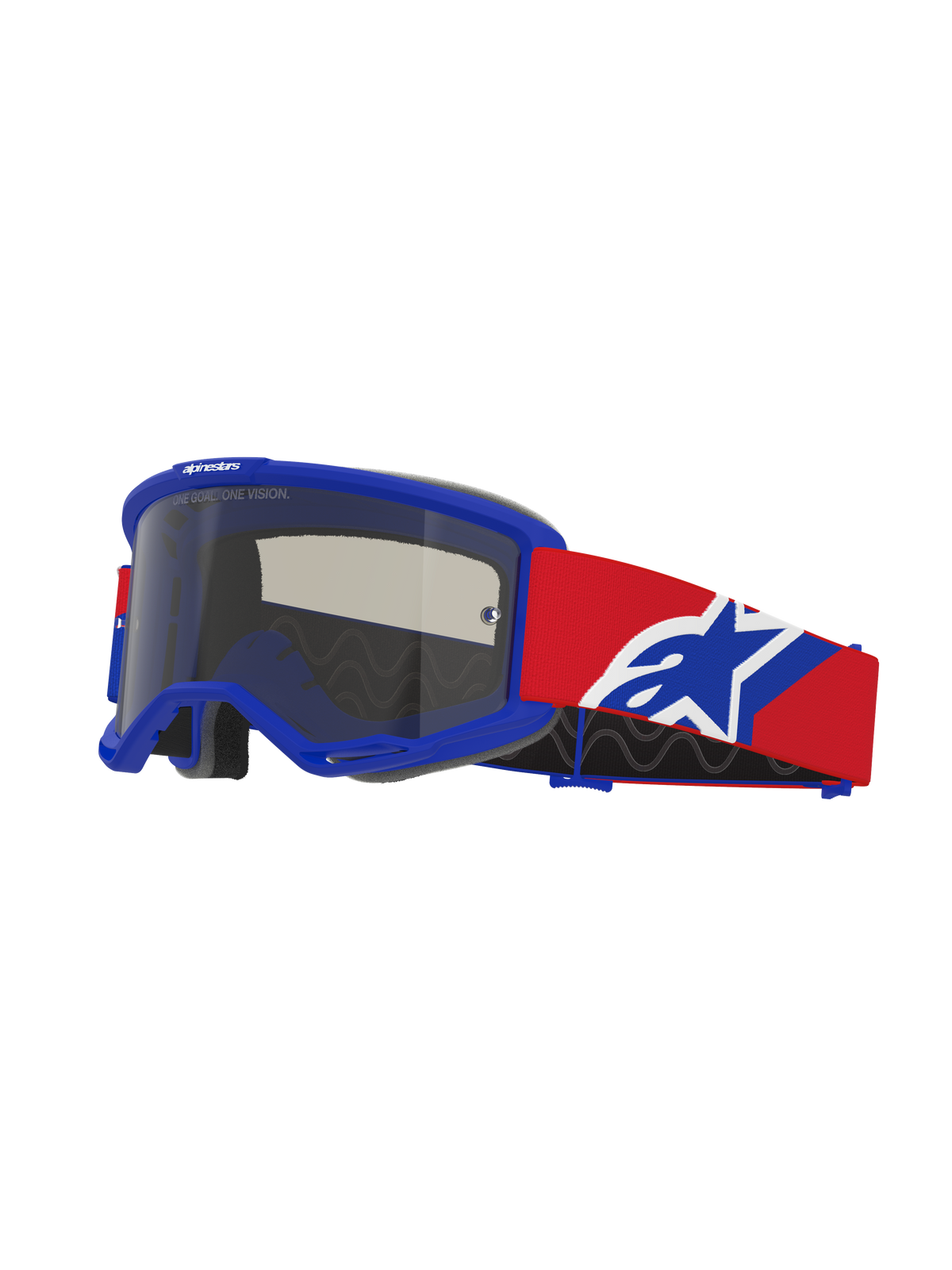 Alpinestars Vision Sand Goggles - Blue/Red/White/Dark Smoke