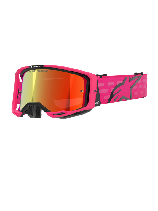Alpinestars Vision 8 Corp Goggles - Pink/Mirror Red