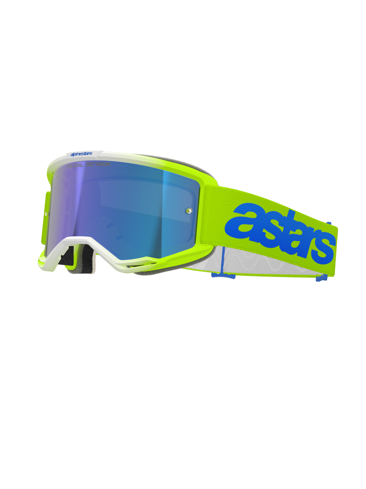 Alpinestars Vision 5 Blaze Goggles - Yellow Fluo/Blue