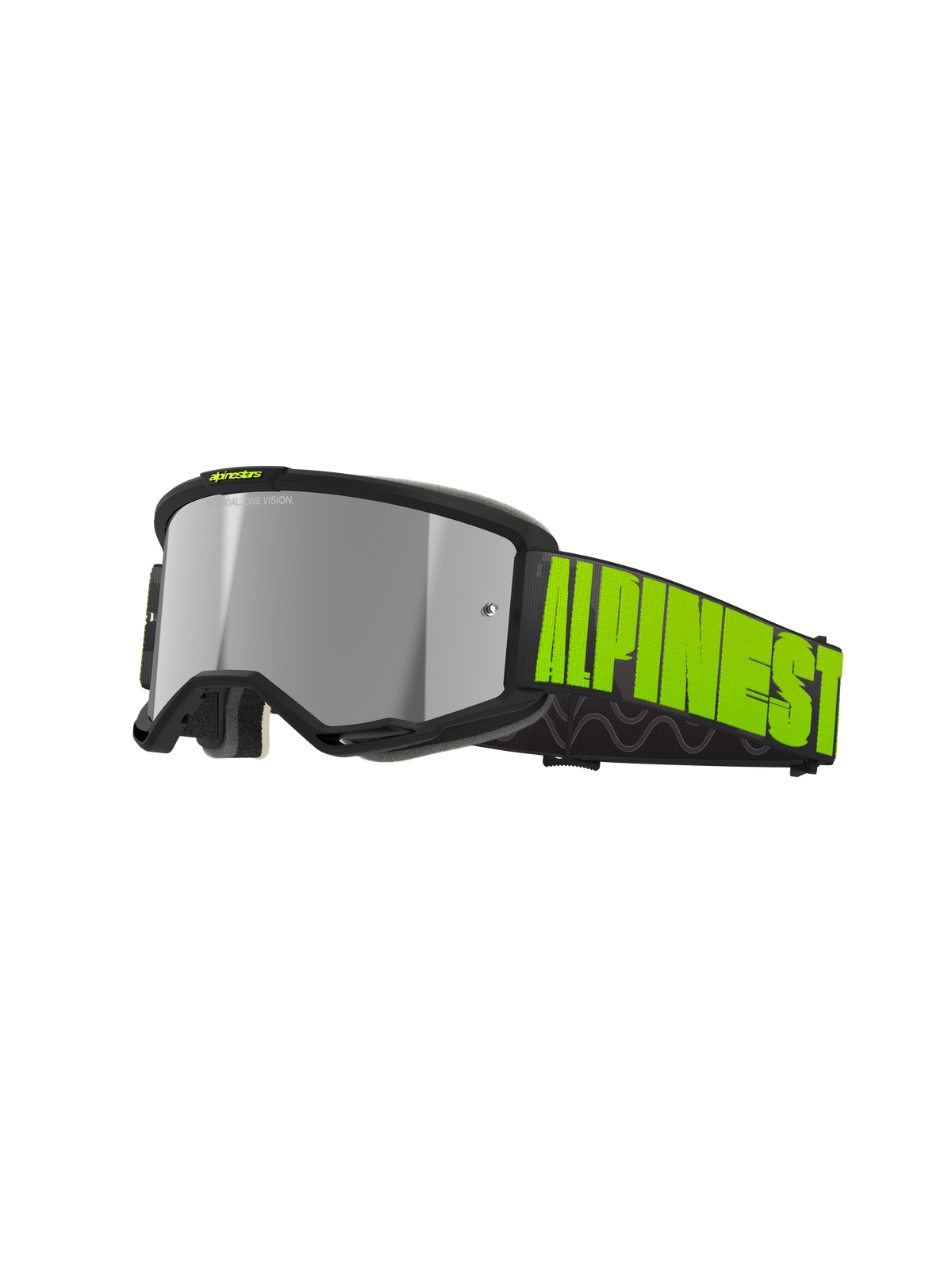 Alpinestars Vision 5 Hollow Goggles - Charcoal/Yellow Fluo