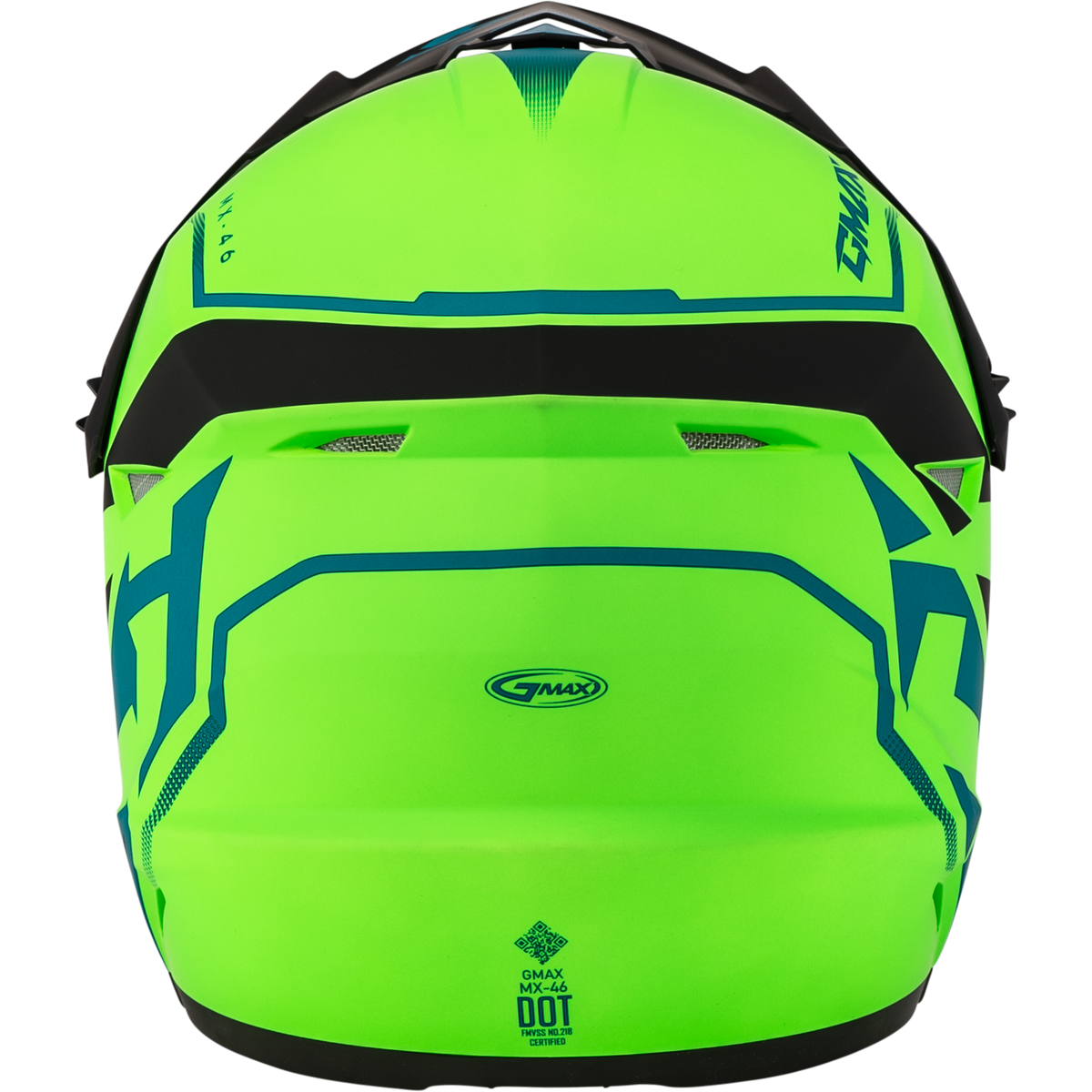 GMAX MX-46 Compound Helmet Matte Hi-Vis Green/Black