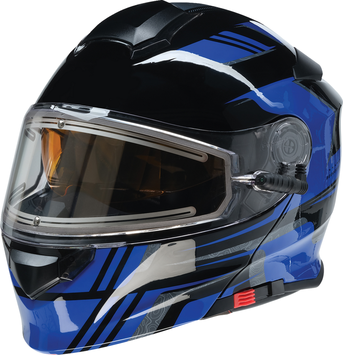 Z1R Solaris 2.0 First Tracks Snow Electric / Dual Pane Helmet - Black/Blue