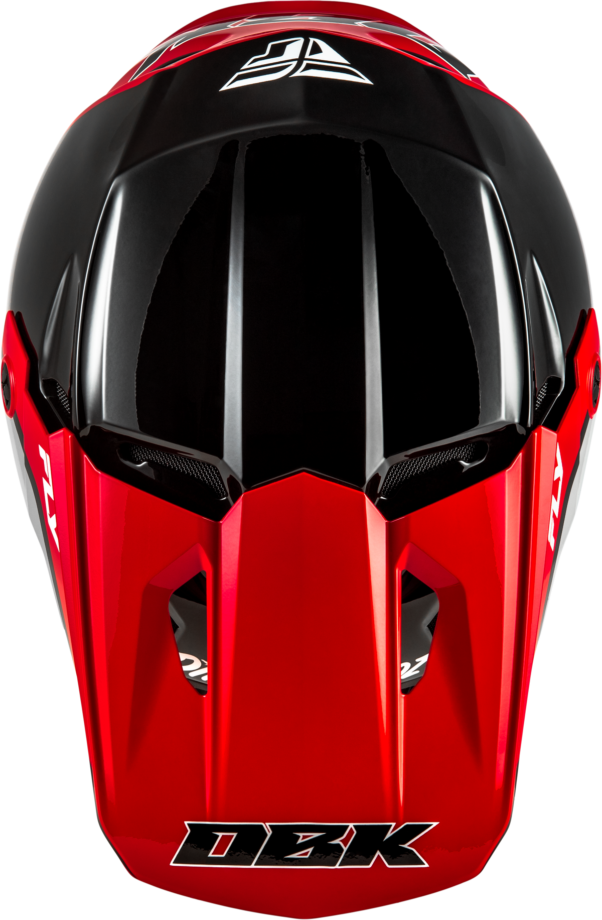 Fly Racing Kinetic DBK Helmet - Black/Red/Grey