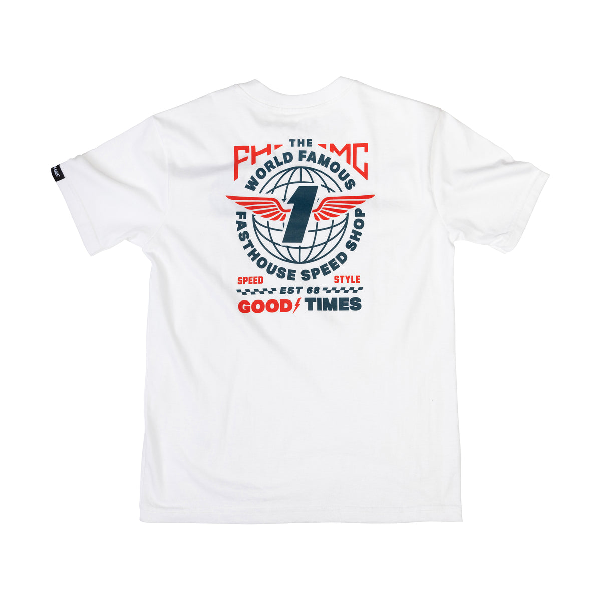 Fasthouse Youth  Renown Tee - White