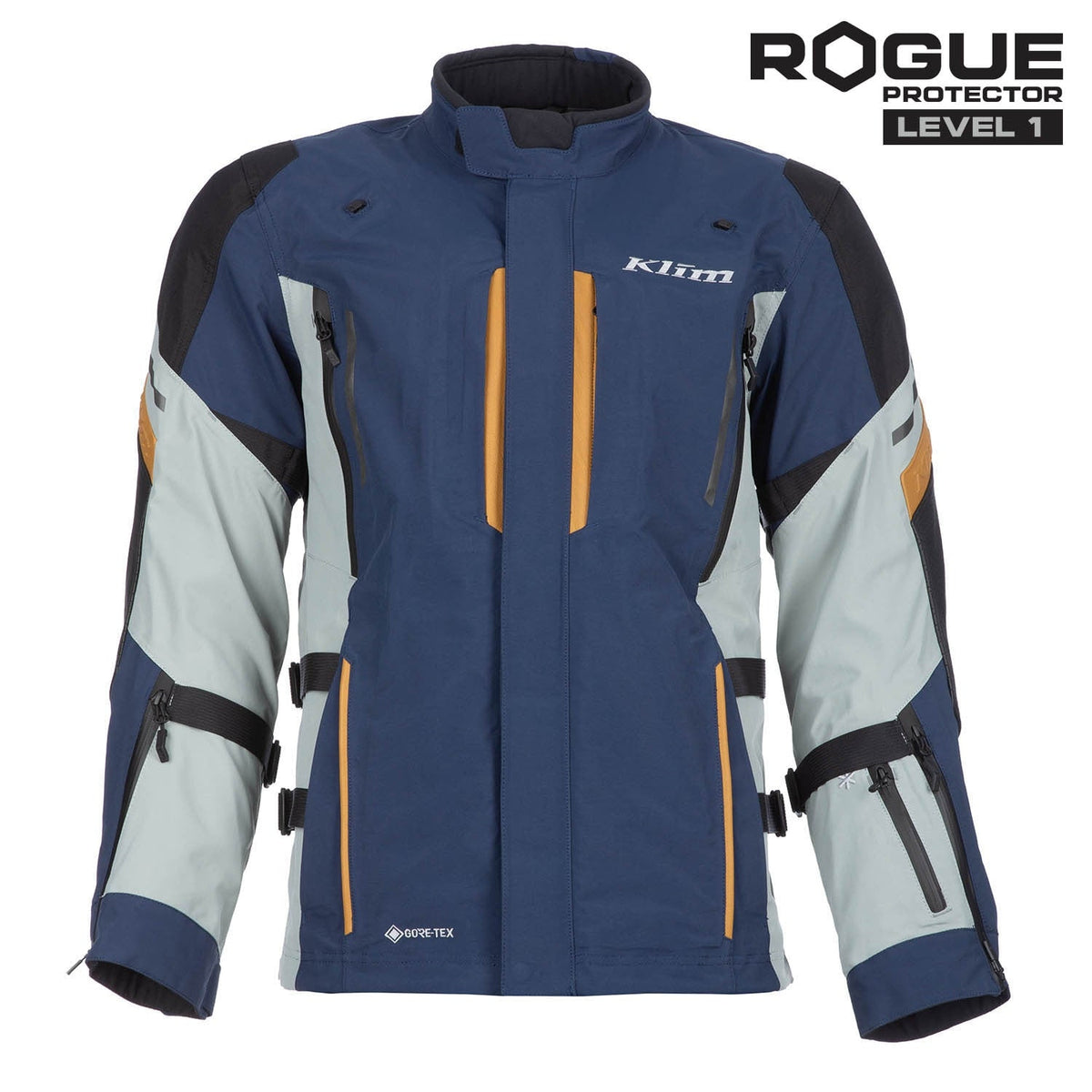 Klim Latitude Jacket - Dress Blues/Golden Brown