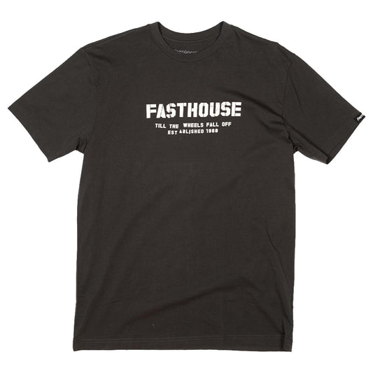 Fasthouse Youth  Torn Tee - Graphite Black
