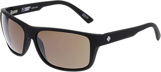 Spy Arcylon Sunglasses - Soft Matte Black/Happy Bronze/black Mirror