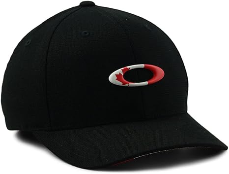 Oakley Tincan Canada Flag Hat - Blackout