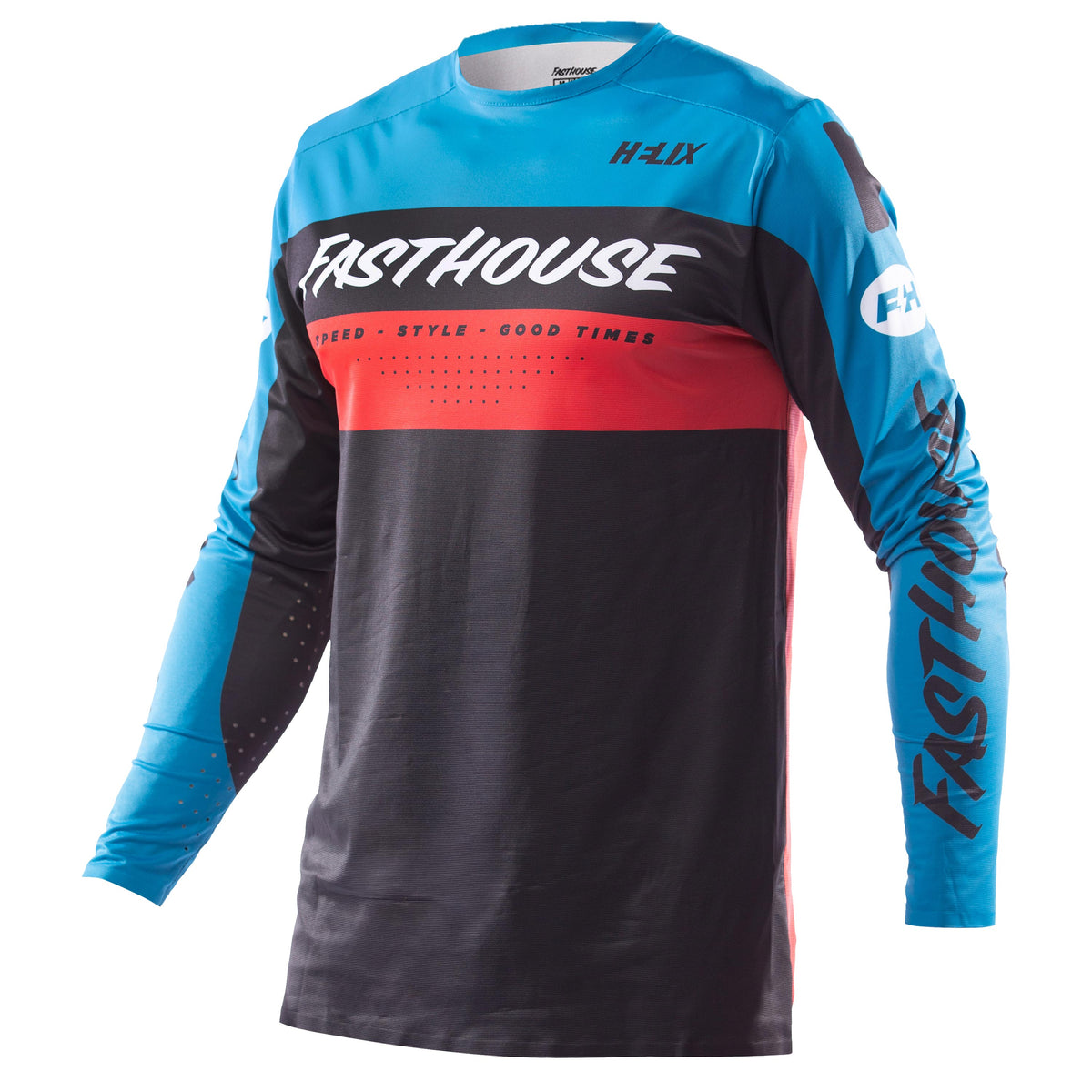 Fasthouse Racing Helix DaytonaMX Gear Set - Electric Blue/Black