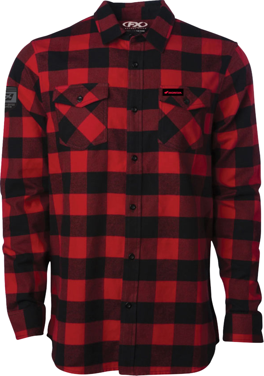 Facotry Effex Honda Explorer Flannel Shirt - Red/Black